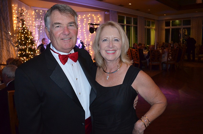 Jim and Barbara Barrett say cheese.