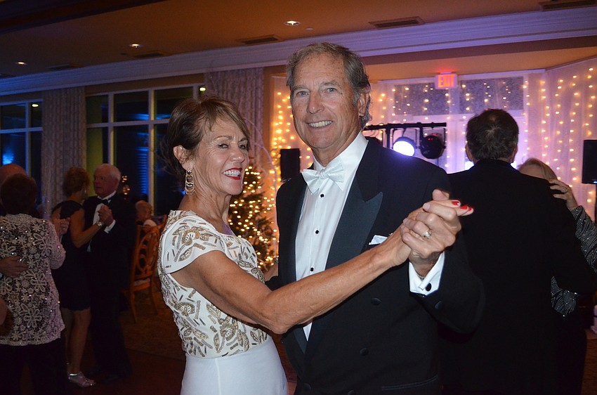 Jane and David Krombeen twirl around the dance floor.