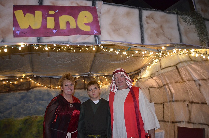 Toni, Jacob and Mike Seminick man the 