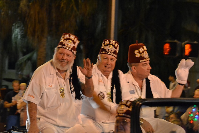 Members of the Sahib Shriners.