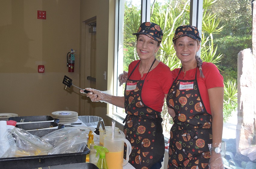 Ginny and Katherine Glenza, of National Pizza Parties
