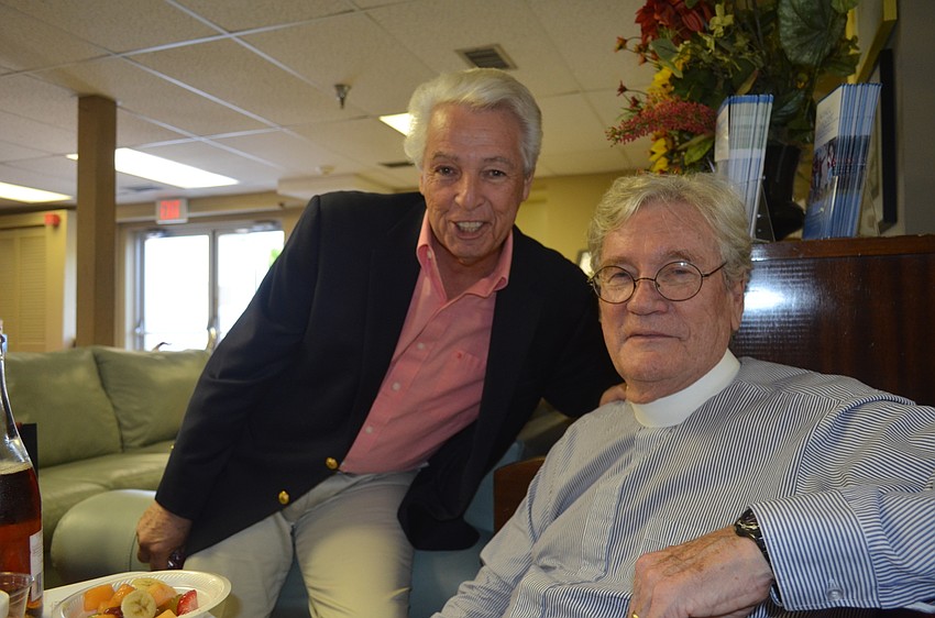 Tom Vitro and the Rev. Vincent Carroll