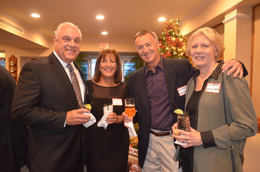Jim and Michele Captain with Ken and Jan Cheney
