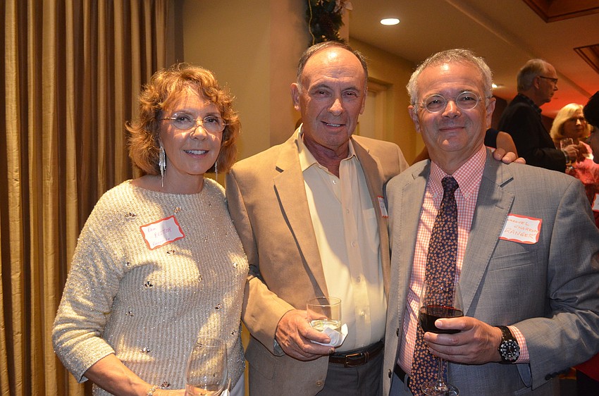 Pam and Norm Reiter with Emmanuel Charron