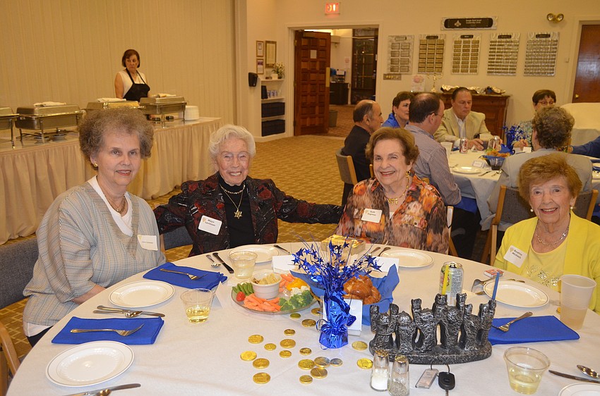 JoAnn Goldwater, Maye Lavinson, Ruth Engman and Beatrice Michaels