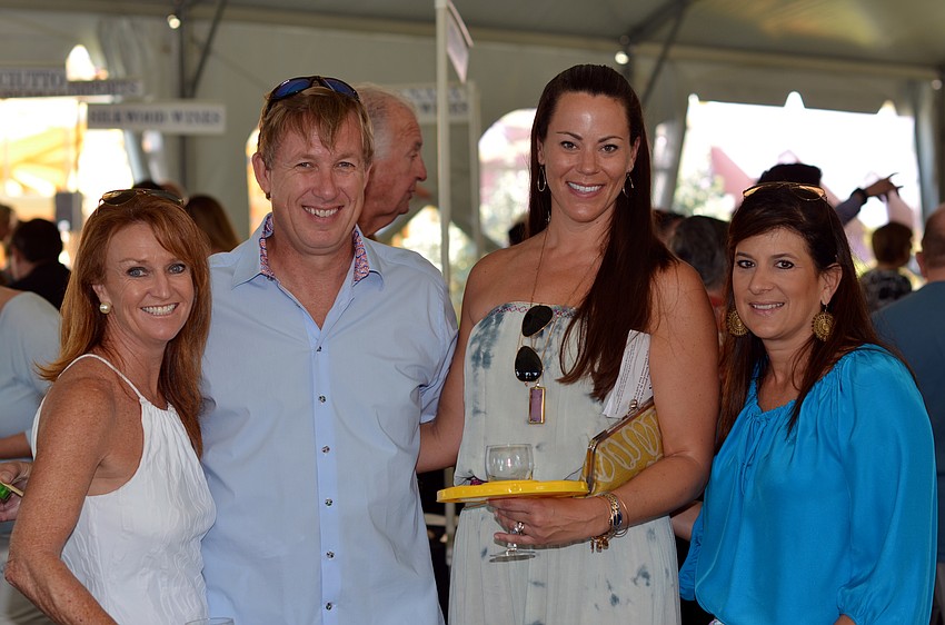 Karin and Bart Leereveld with Jill McMullen and Marsha Sutter