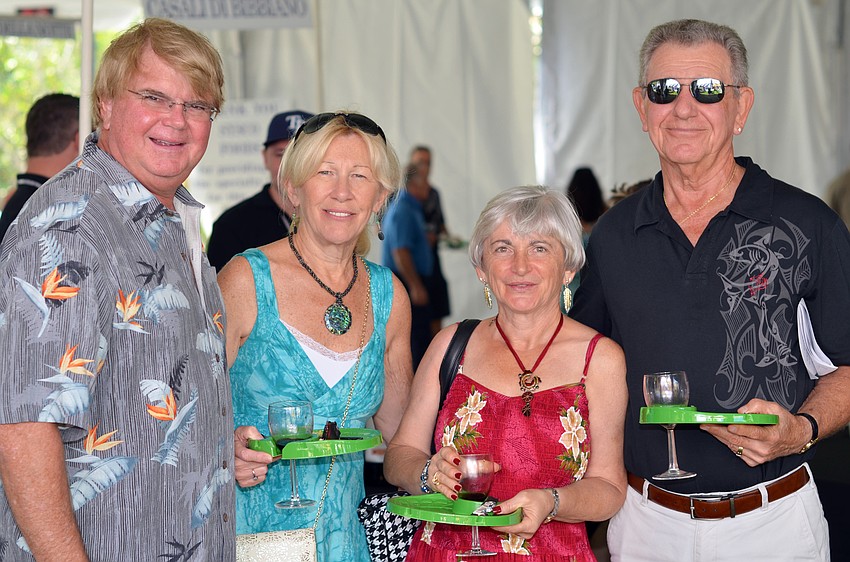 Ron and Linda Wencil with Angela and Ted Falge