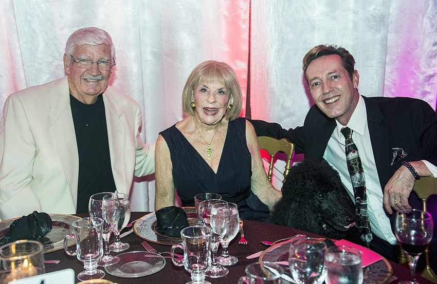 John Hunter with Gloria Moss and Jim Helmich