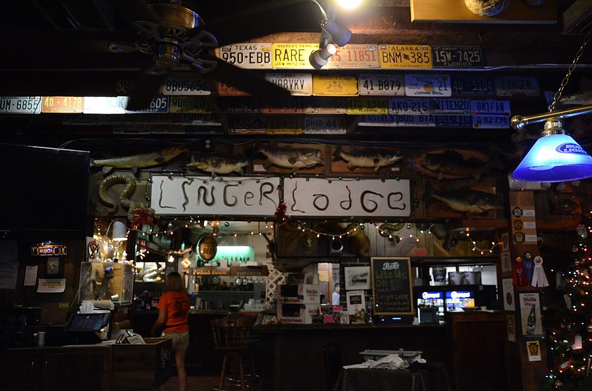 Linger Lodge was festive for the season.