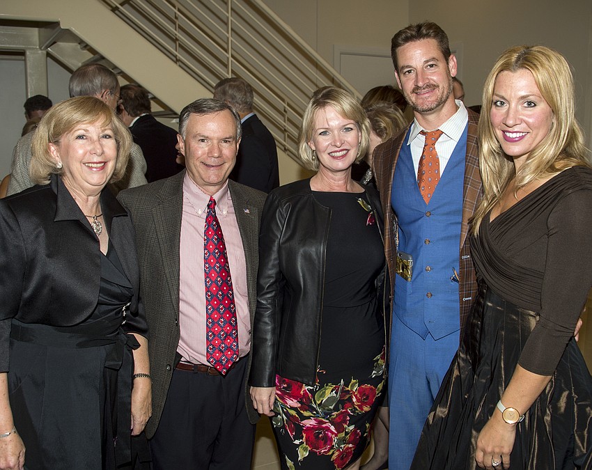 Nancy Masterson, Jay and Veronica Brady, with Greg and Jennifer Steube
