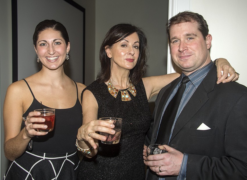 Ally Farzetta, Rebecca Caine and Karl Hamilton