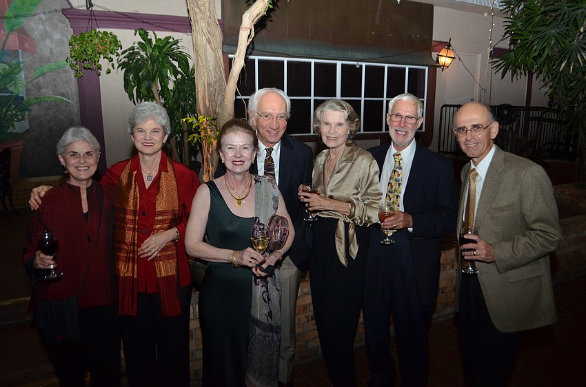 Jeannie Oliver, Robyn Sullivan, Rebecca Tausi, Kutay Tausi, Kay Curtis, Bill Farmer and Ron Oliver.