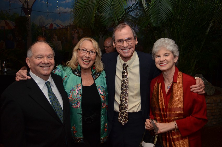 Martin Spinelli, Lyn Fisher, Terry and Robyn Sullivan