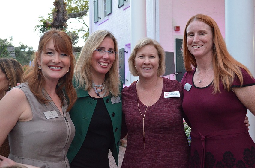 Marie Selby Botanical Gardens Board of Trustees Chairwoman Emily Walsh with President and CEO Jennifer Rominiecki, Girls Inc. of Sarasota County Executive Director Angie Stringer and Mischa Kirby.