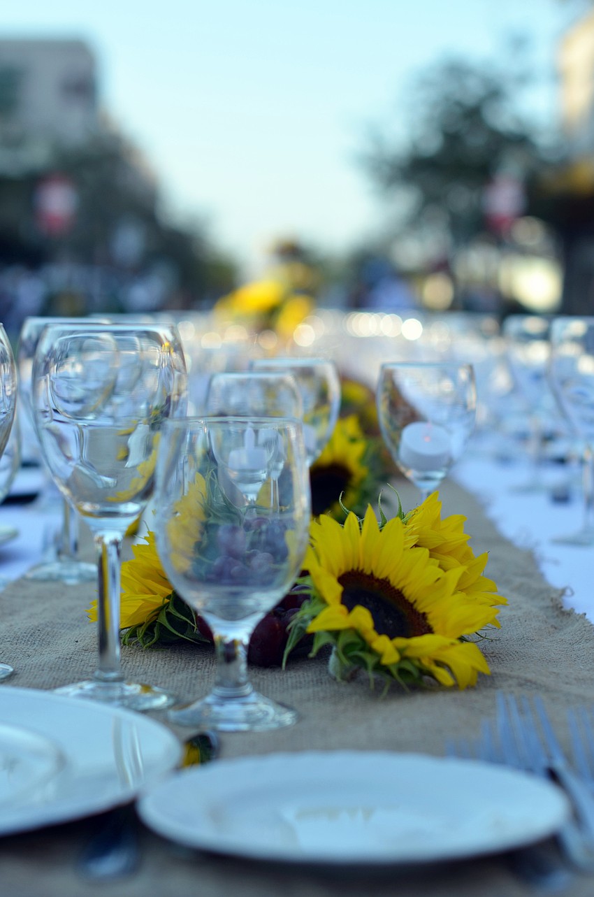Florida Winefest and Auction hosted its Banquet on the Block on Friday, March 20, on Lemon Avenue.