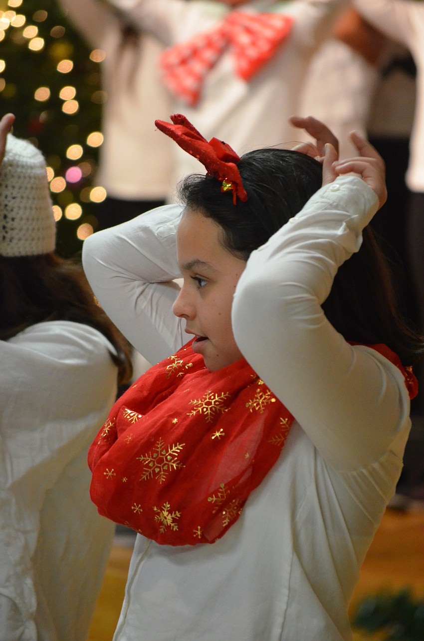 Danelly Villereal, of Bradenton, sings 
