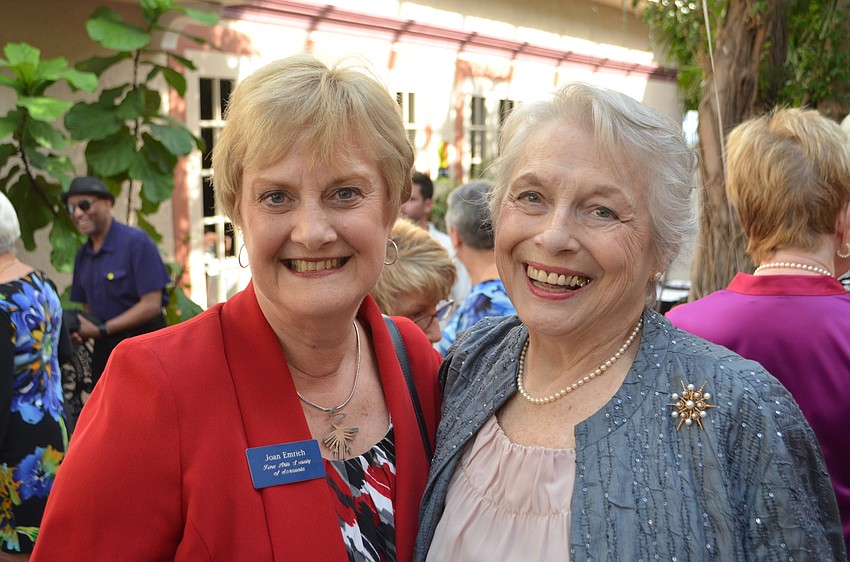Joan Emrich and Connie Maxian