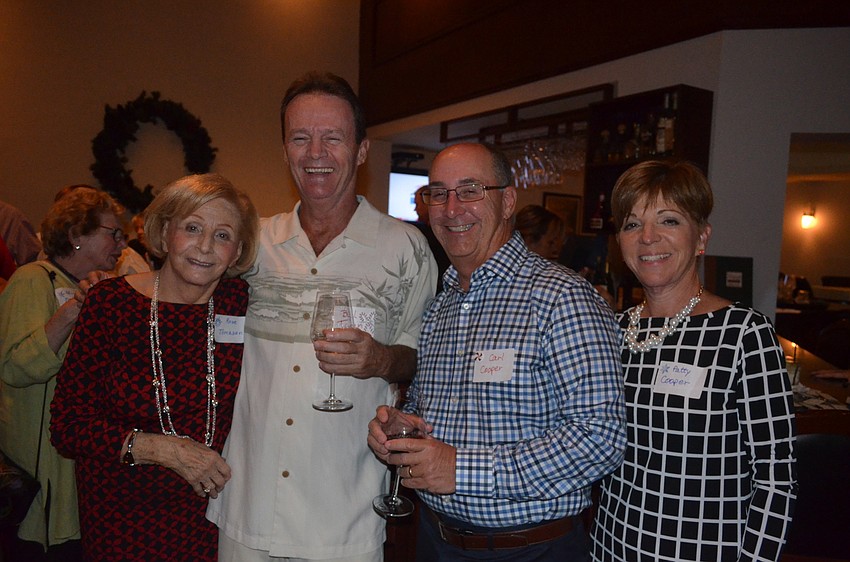 Rose Tomason, Bill Town and Carl and Patty Cooper
