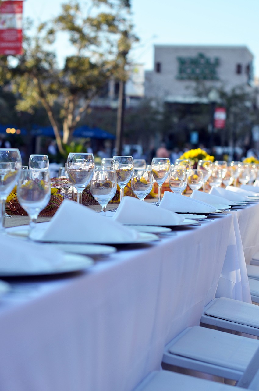 Florida Winefest and Auction hosted its Banquet on the Block on Friday, March 20, on Lemon Avenue.