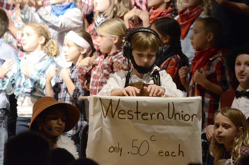 Cameron Kelly, Quickwhiskers, sends a telegram to Santa.