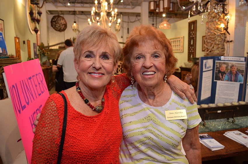 Bunny Skirboll and Ann Hartka