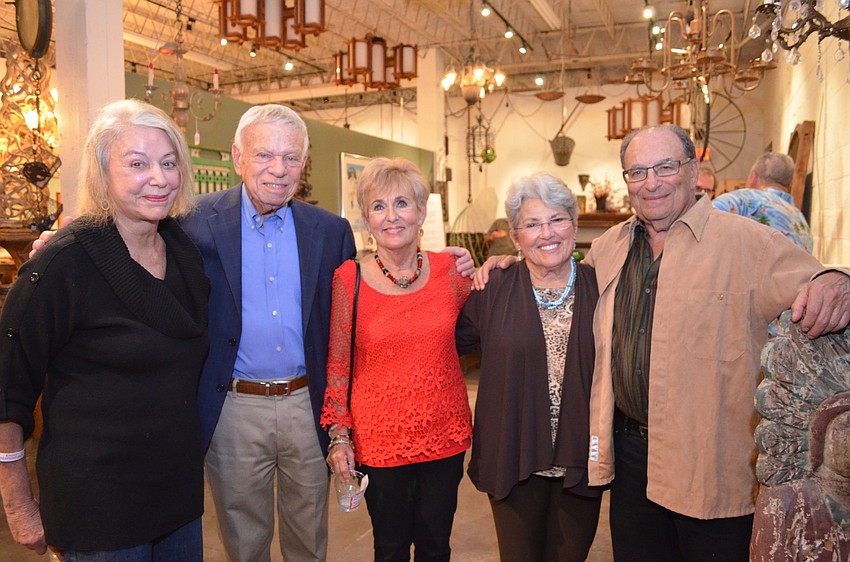 Norma Savin, Mort and Bunny Skirboll with Debby and Jerry Hamburg