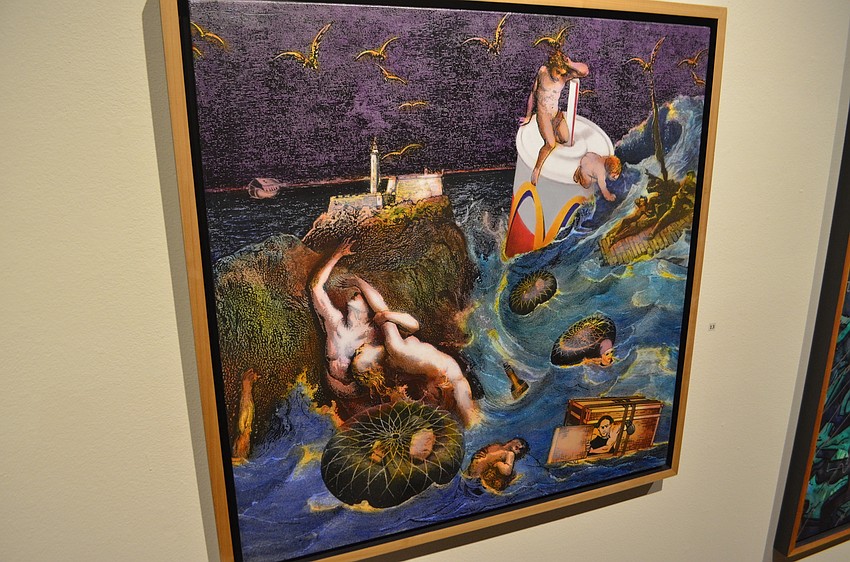 One of the many works of Cuban art featured in the closing show of the Selby Gallery.