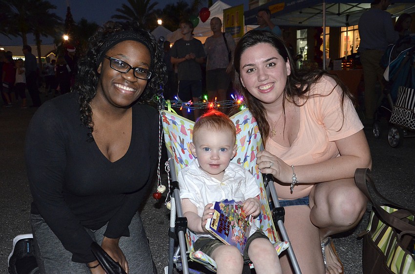 Bradenton residents Jaelynn Clark and Sarah and Matthew Davison