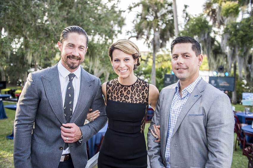 Co-Chairs Dan Starostecki. Tina and Mike Granthon