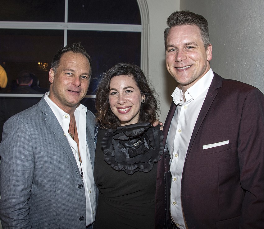 George Kappello, Lisa Grinberg-Fluharty and Brandon Fluharty