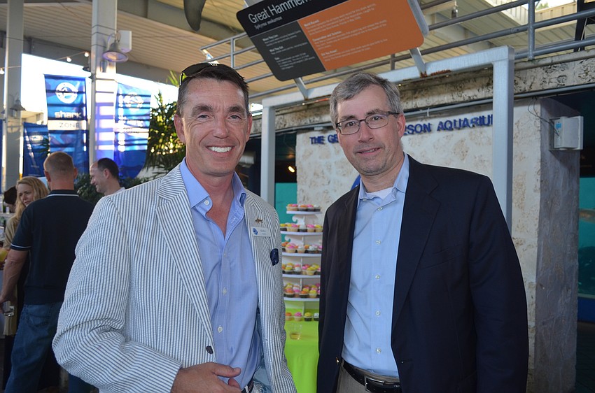 Trustee Nigel Mould and Robert Stoddard