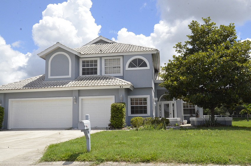 BEFORE: The home was a powder blue.