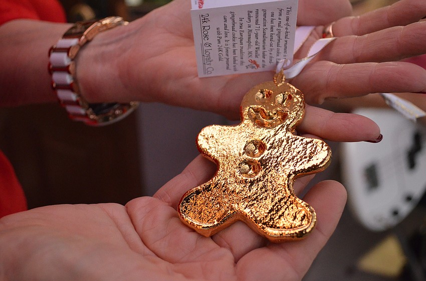 Gold ornaments are on sale at Coffrin Jewelers to benefit Sarasota In Defense of Animals.