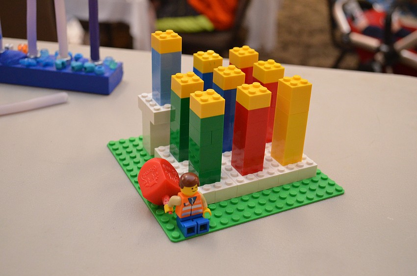 A Lego menorah was entered into the contest.