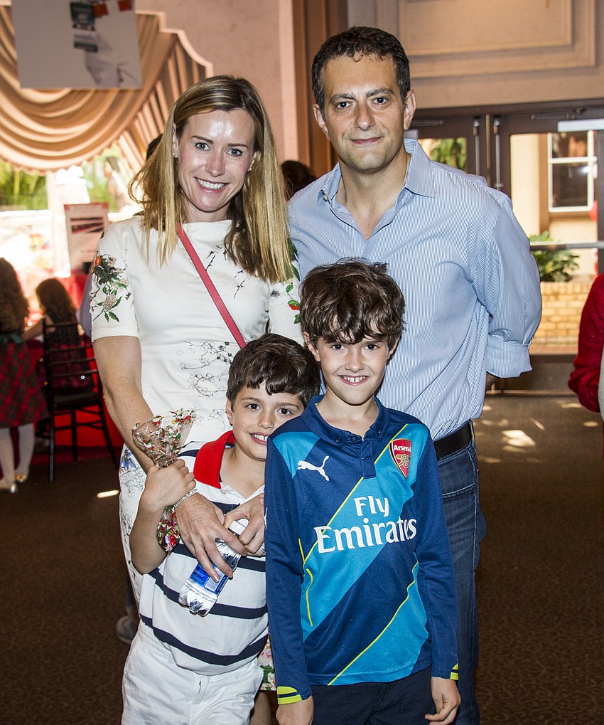 Julie and Sam Pakbaz with sons Jackson and William