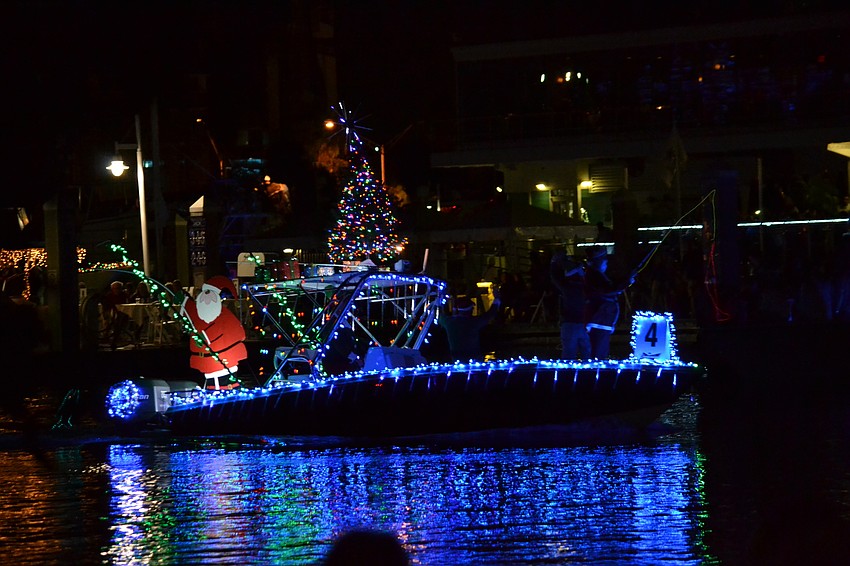 Entry 4 included a fishing Santa Claus.