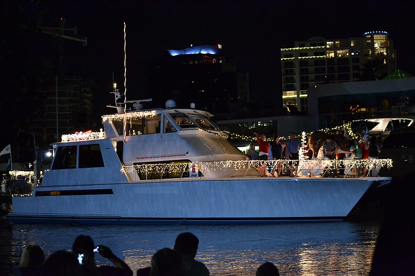 Entry number six rolls by Bayfront Park.