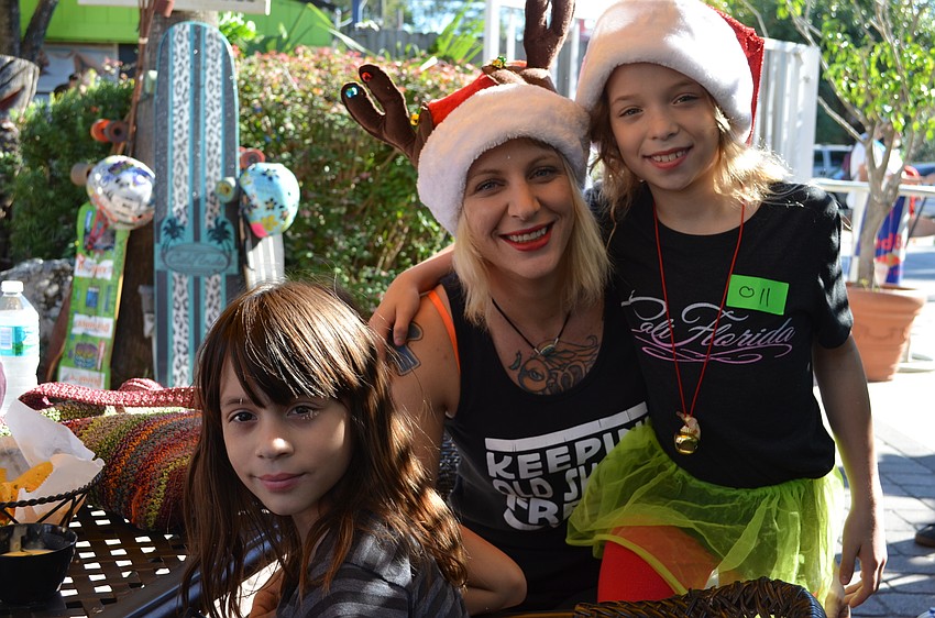 Meredith Zamora, Audrey Loihle and Isabelle Zamora