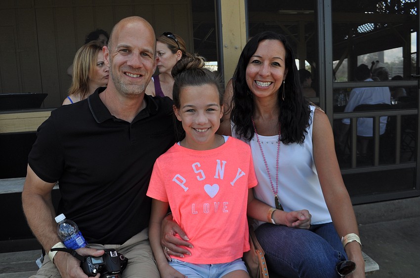 Jeff, Mia and Claire Lyle just moved to the area from Atlanta.