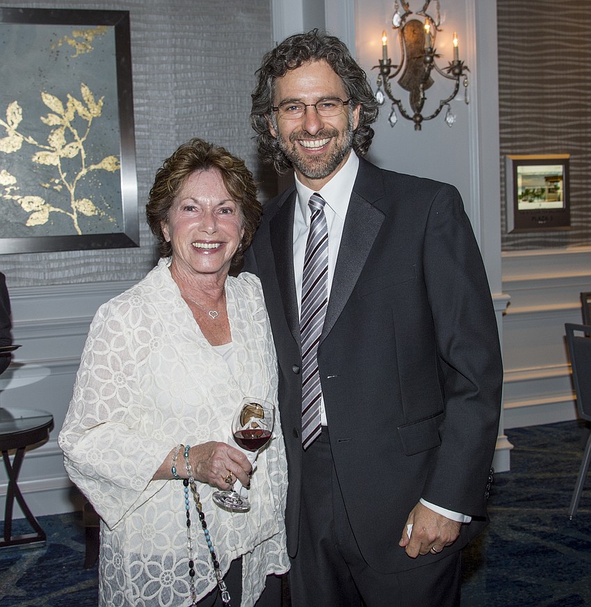 Joan Blum with Brenner Glickman