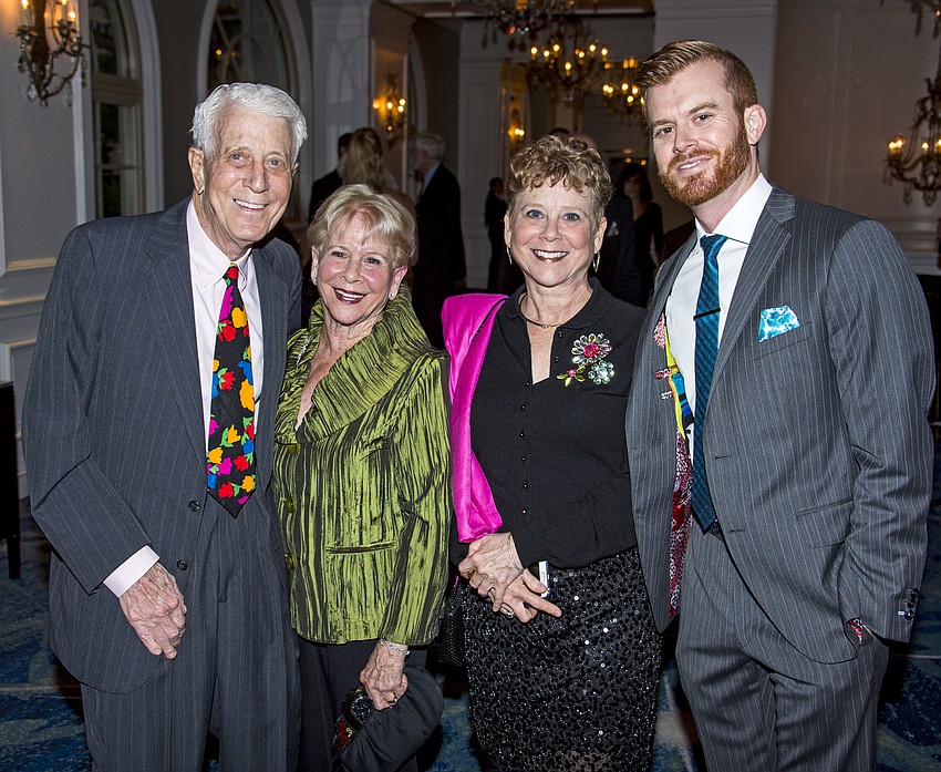 Bob and Dottie Garner with Betsy and David Wyant