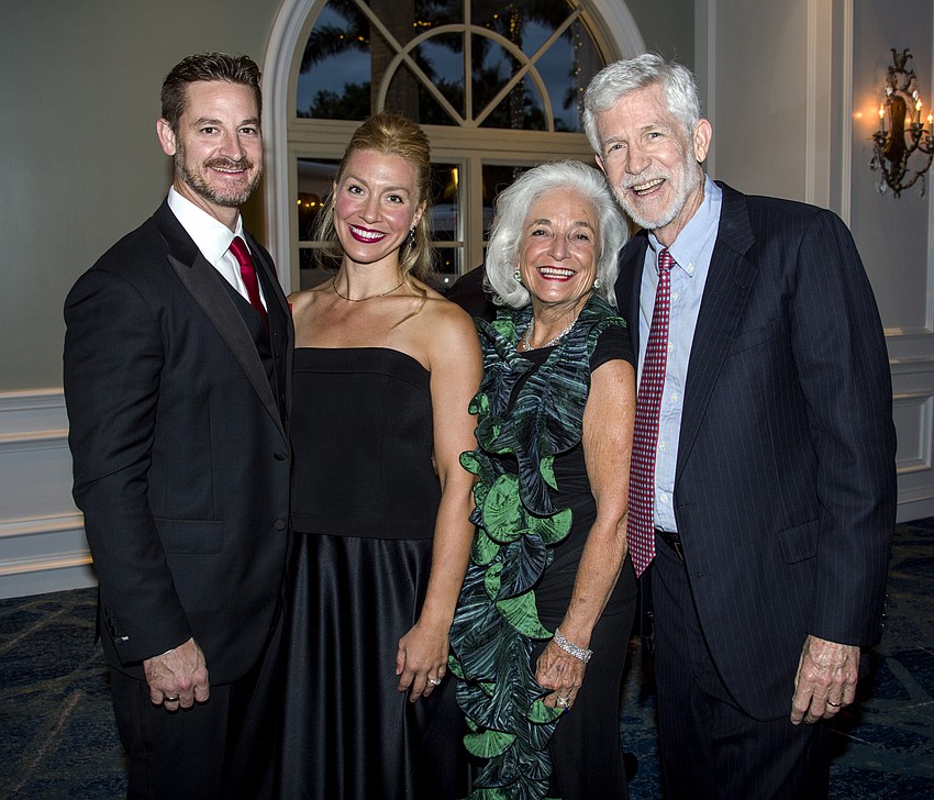 Greg and Jennifer Steube with Graci and Dennis McGillicuddy