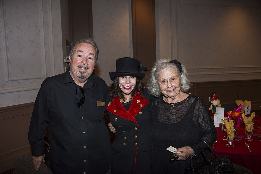 Dick Anderson, Lauren Walsh and Rita Sinaiko