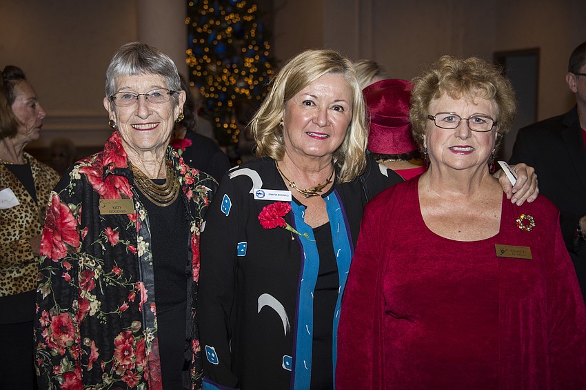 Katy Goodwin, Jennifer McDonald and Gloria Grenier