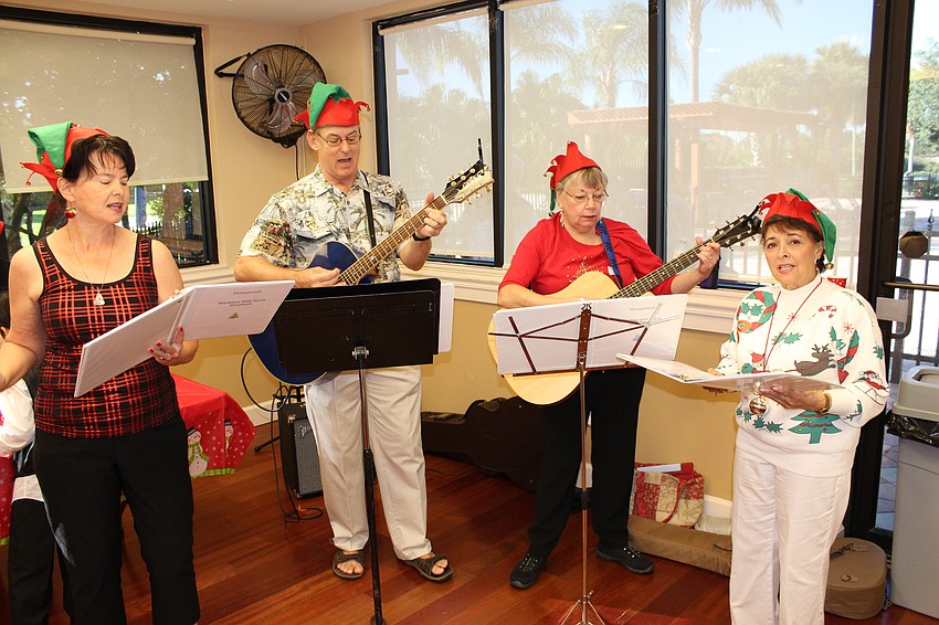 Jane and John Overstreet, Laurie Zeiner and Pam Hazell entertain families with live music.