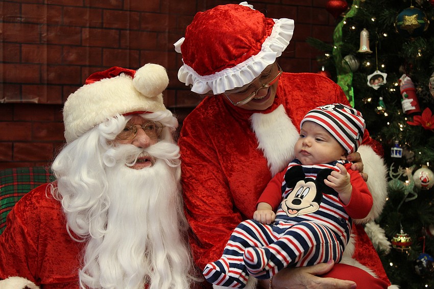The Clauses help Antvan Batista celebrate his first Christmas.