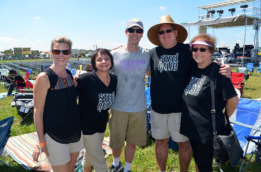 Lu Eckhard, Bonnie Polk, Jon Eckhard, Mike and Sharon Polk are relatives and fans of Steel Relic.
