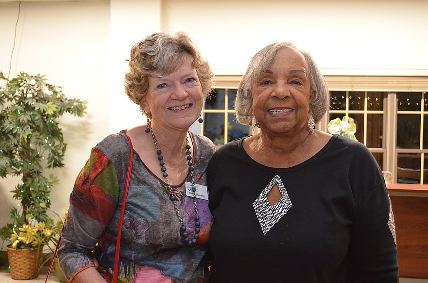 Friendship Centers Board of Governors Chairwoman Kathy Silverberg and Jane Johnson