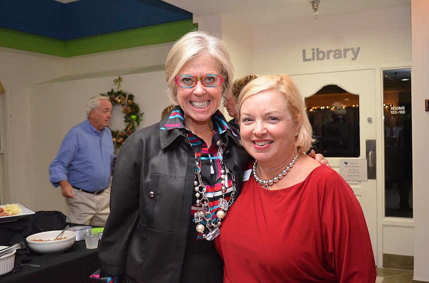 Roxie Jerde and Friendship Senior Vice President Erin McLeod