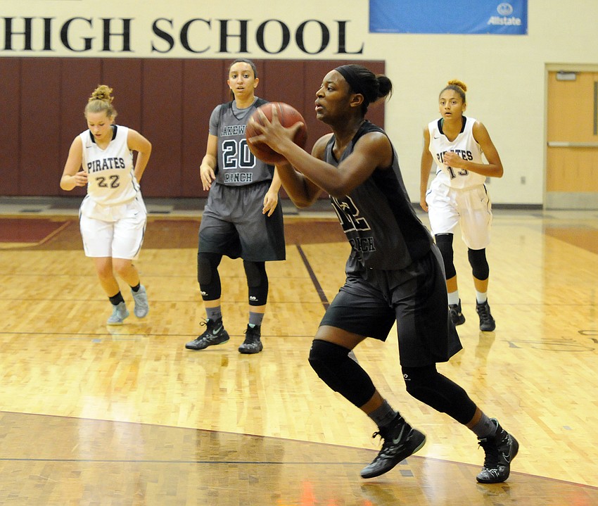Lakewood Ranch junior forward Aleah Robinson scored 13 points.